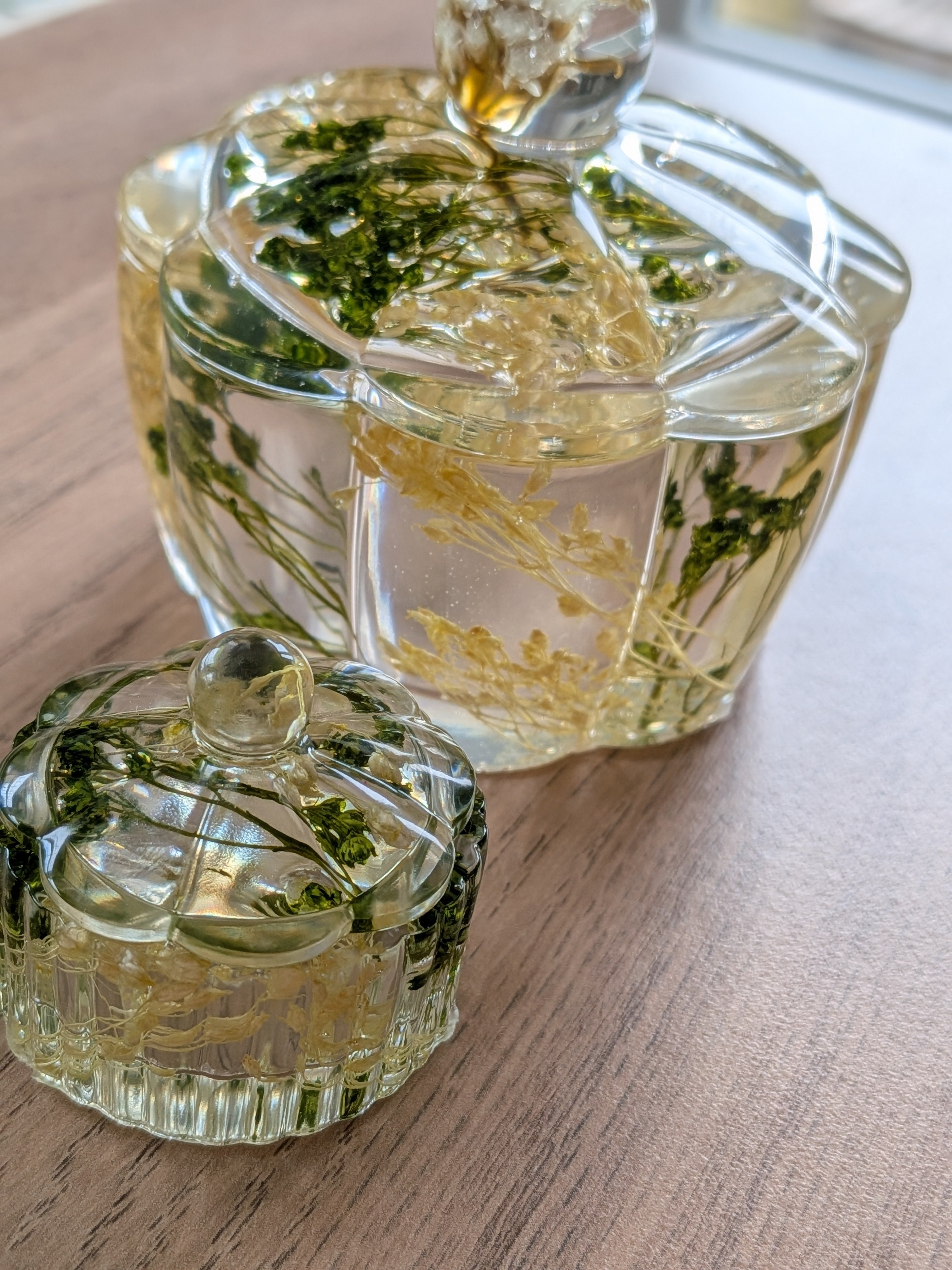 Boîte à bijoux  — Verdure séchée (Petit format)