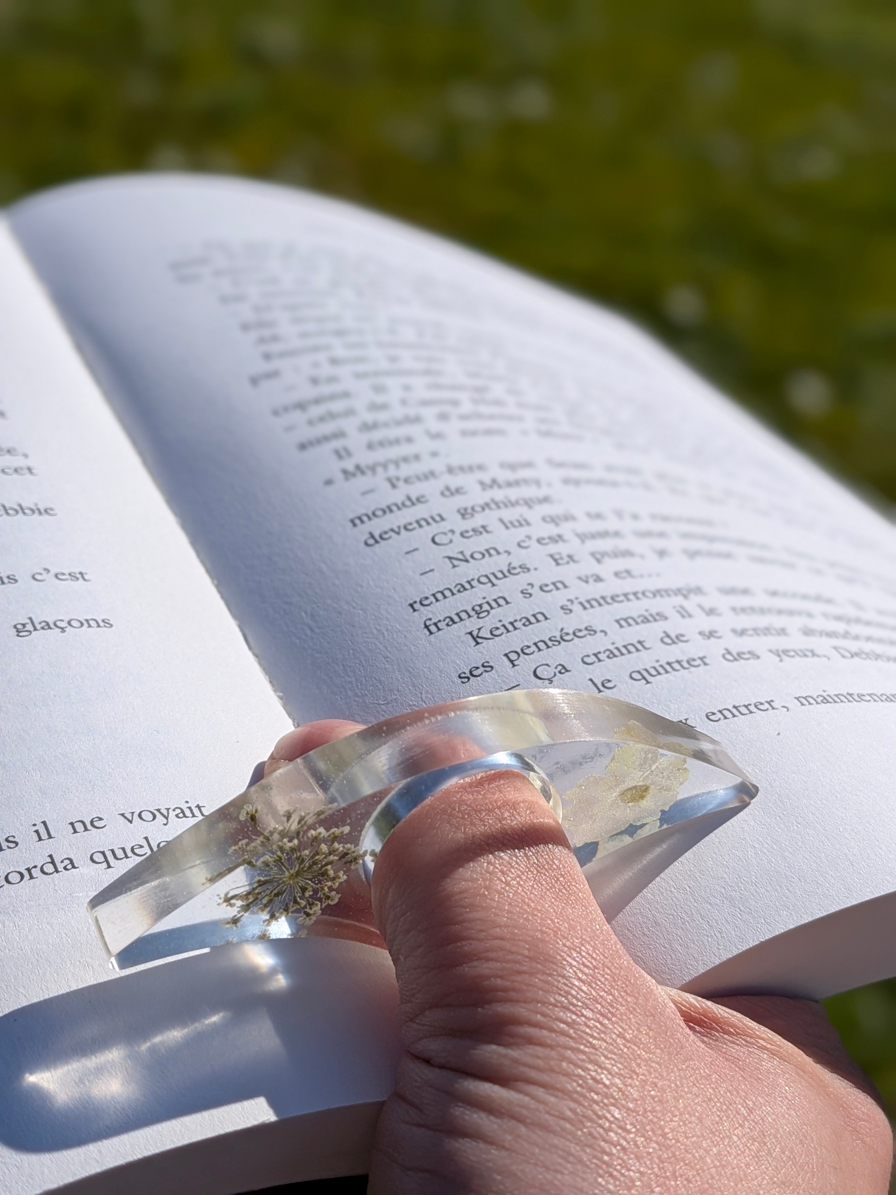 Bague de lecture – Bouquet Naturel 🌿