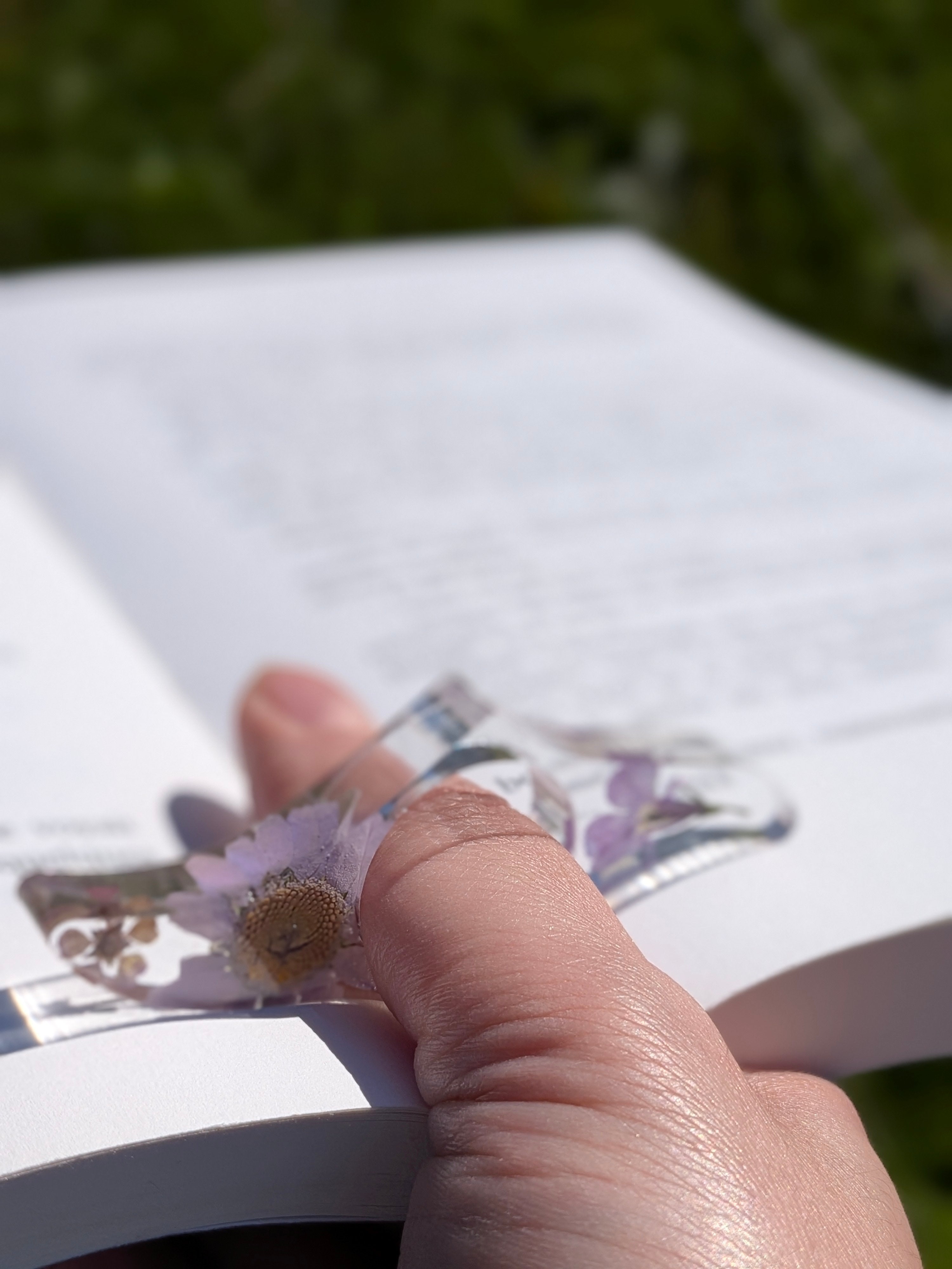 Bague de lecture – Bouquet Mauve 🪻