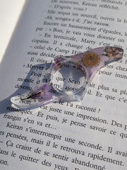 Bague de lecture – Bouquet Mauve 🪻
