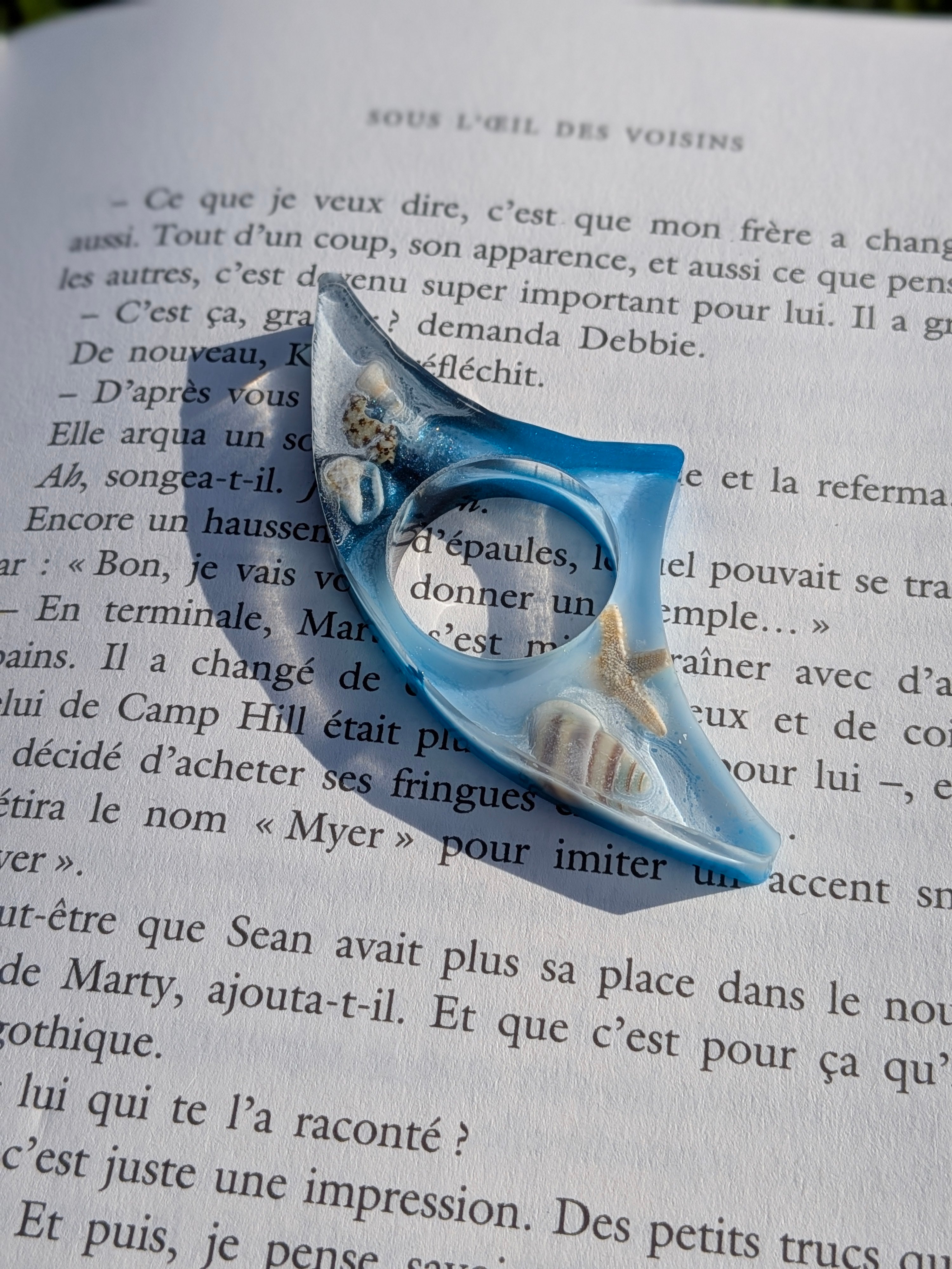 Bague de lecture - Plage Magique 🌊