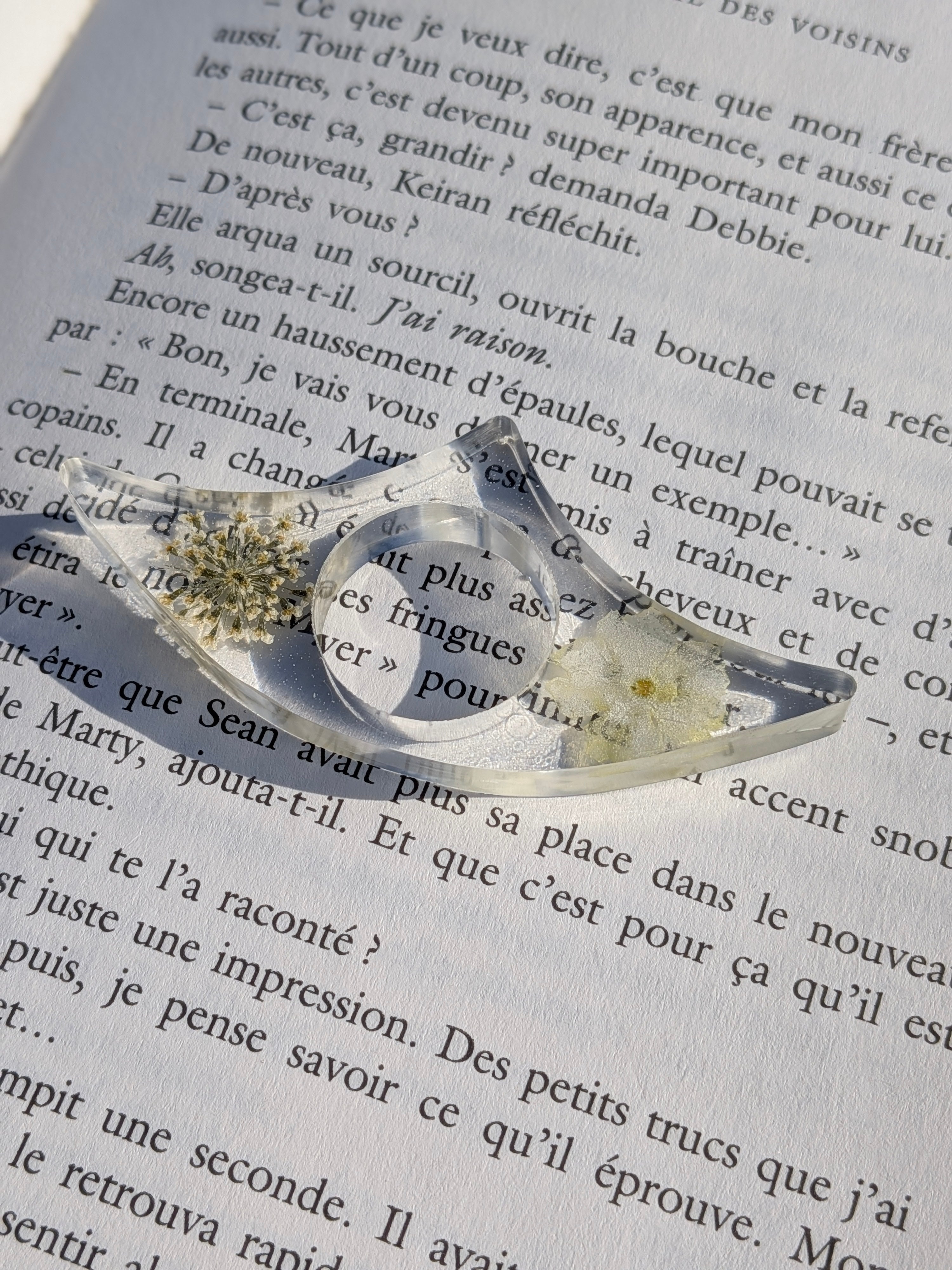 Bague de lecture – Bouquet Naturel 🌿