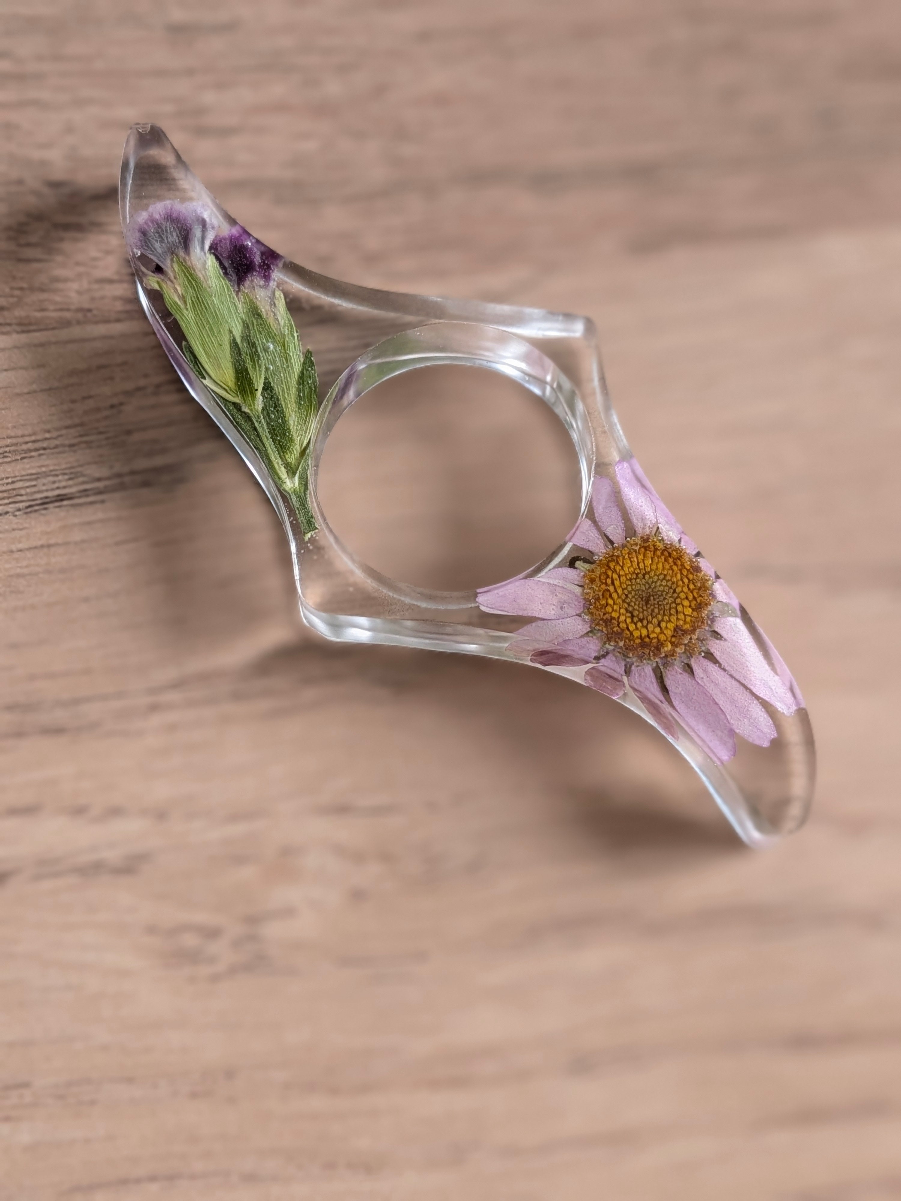 Bague de lecture – Bouquet Mauve 🪻