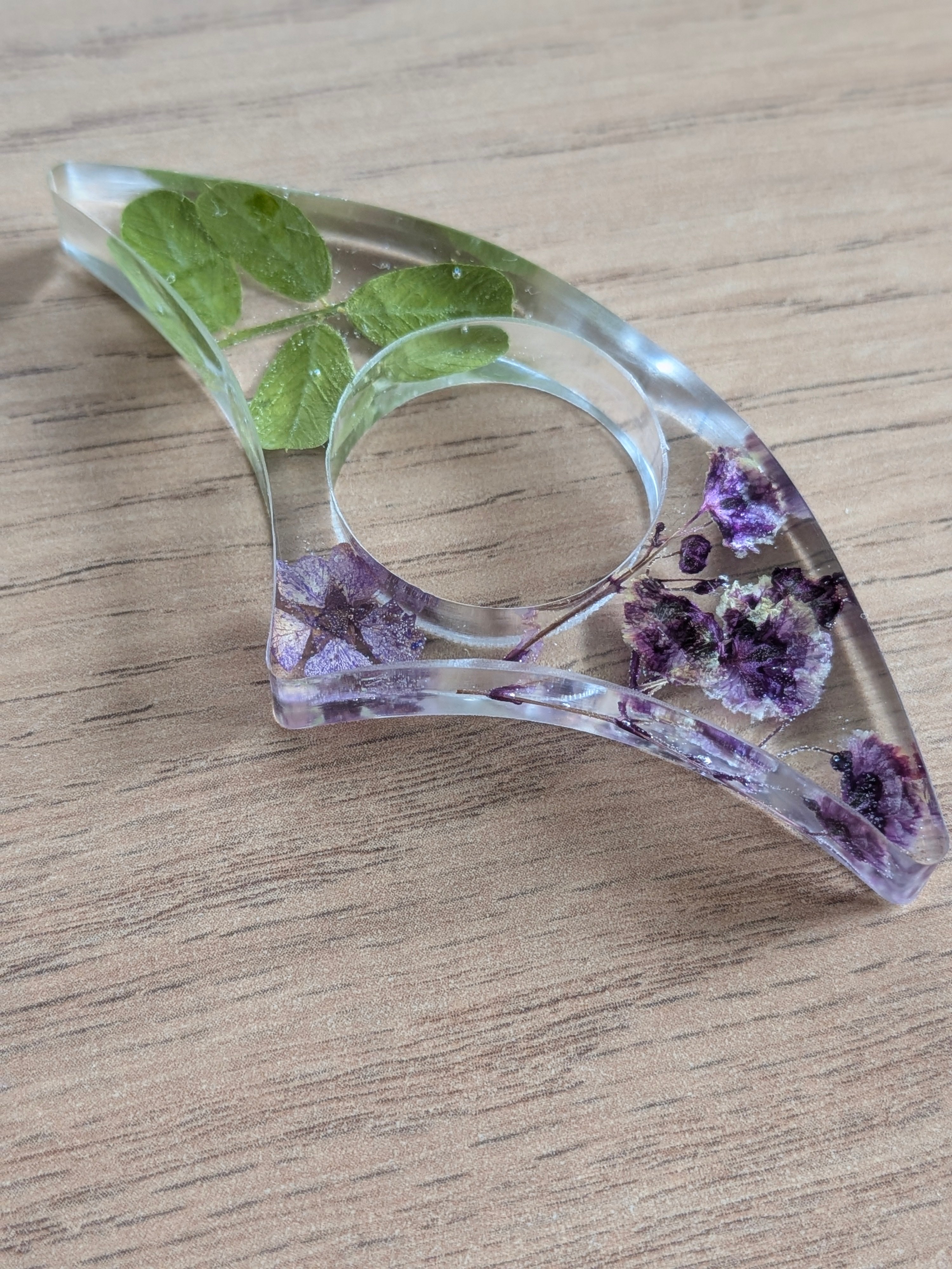 Bague de lecture – Bouquet Mauve 🪻