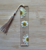 Marque-page résine époxy — Bouquet Naturel 🌿🌿