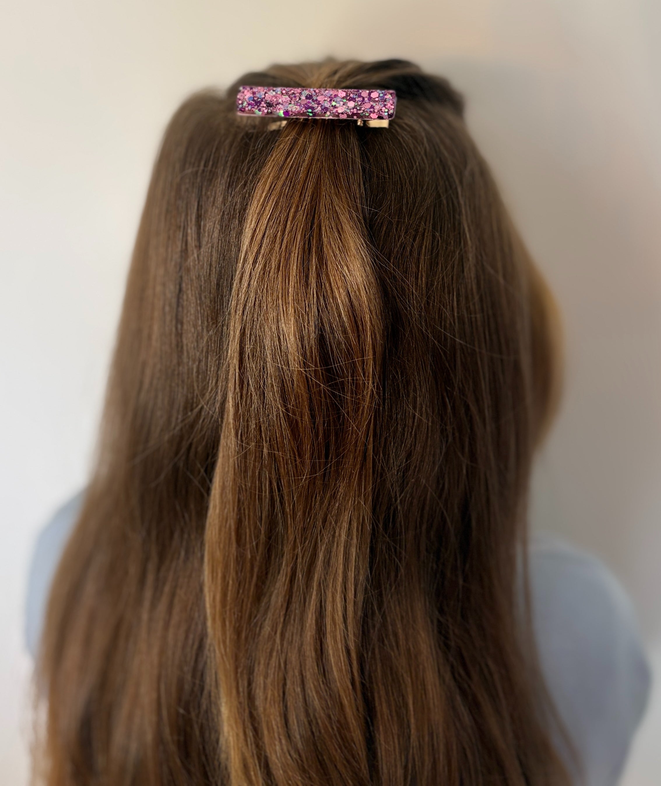 Lot de 3 barrettes résine – Coloris Songe de Licorne
