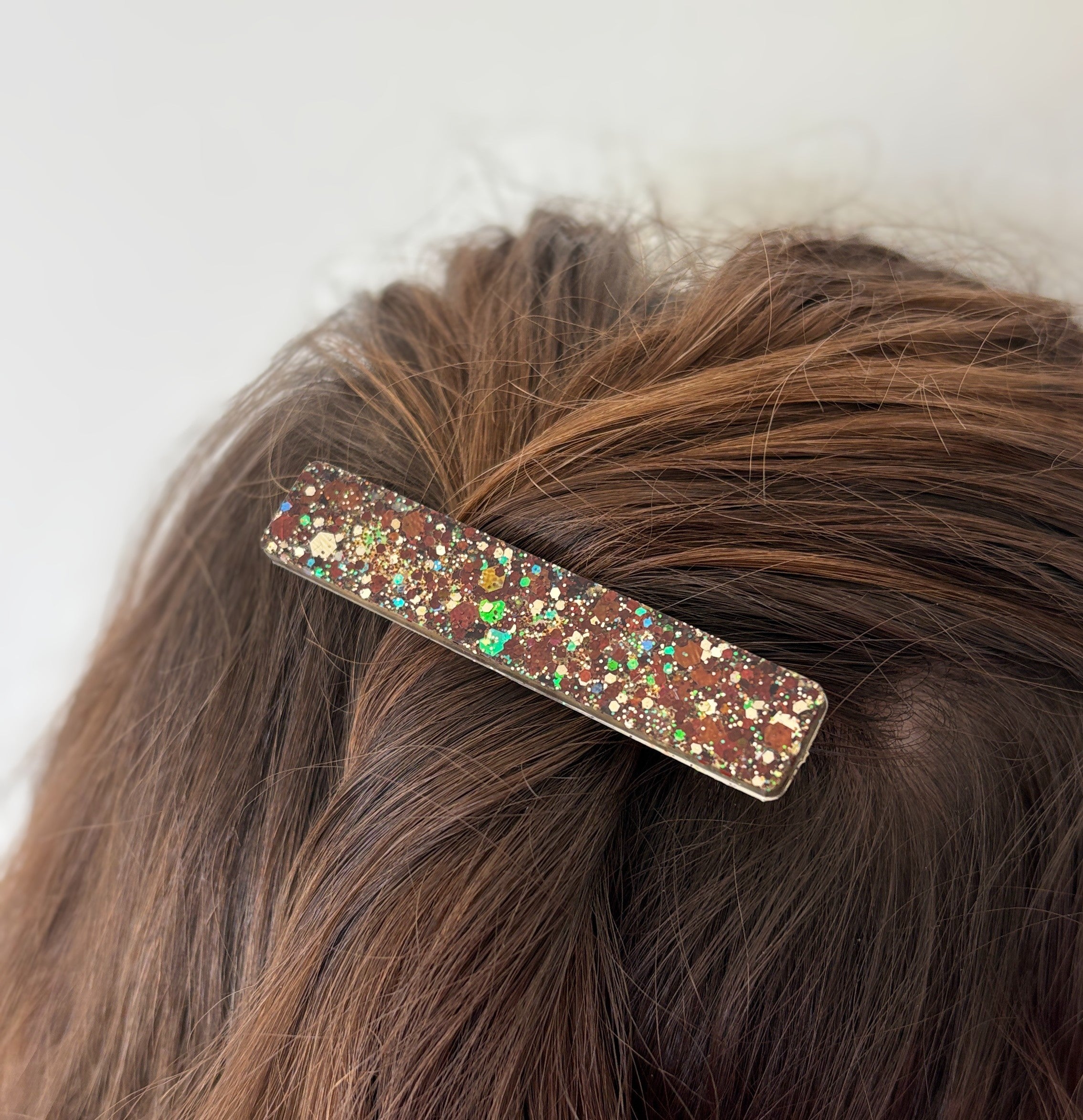 Lot de 3 barrettes résine – Coloris Terre Stellaire