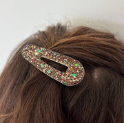 Barrette goutte résine – Coloris Terre Stellaire