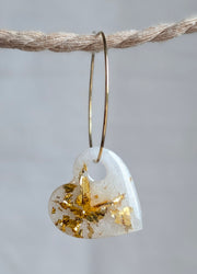 Paulka – Cœur Nacré & Feuille d'or
