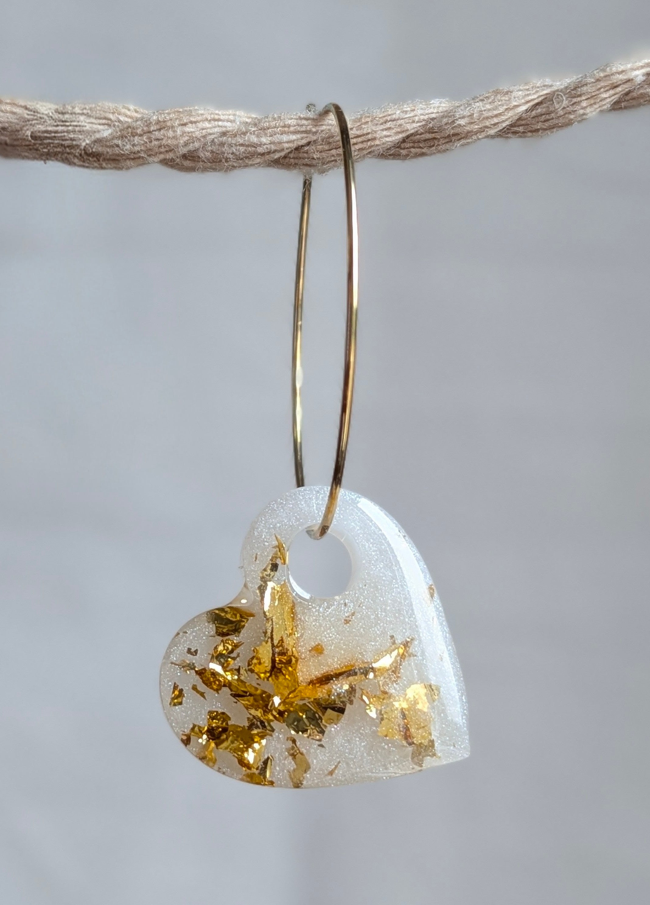Paulka – Cœur Nacré & Feuille d'or